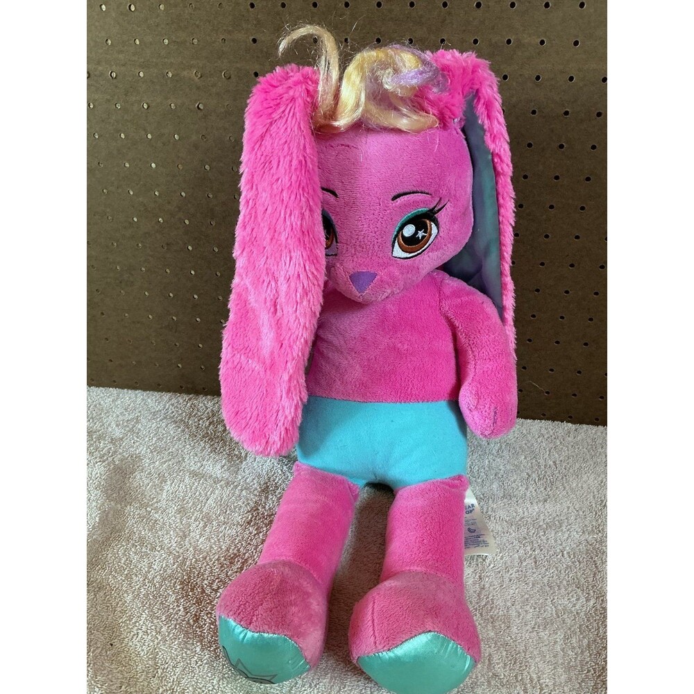 Build-A-Bear Pink Bunny Stuffed Animal Plush Toy